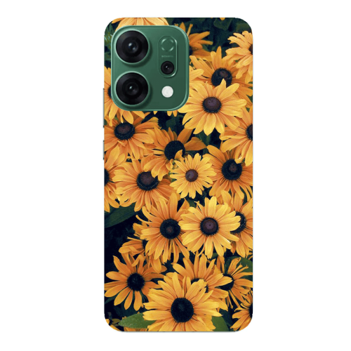 Oppo RENO 14 Daisy Transparent Silicone TPU Θήκη